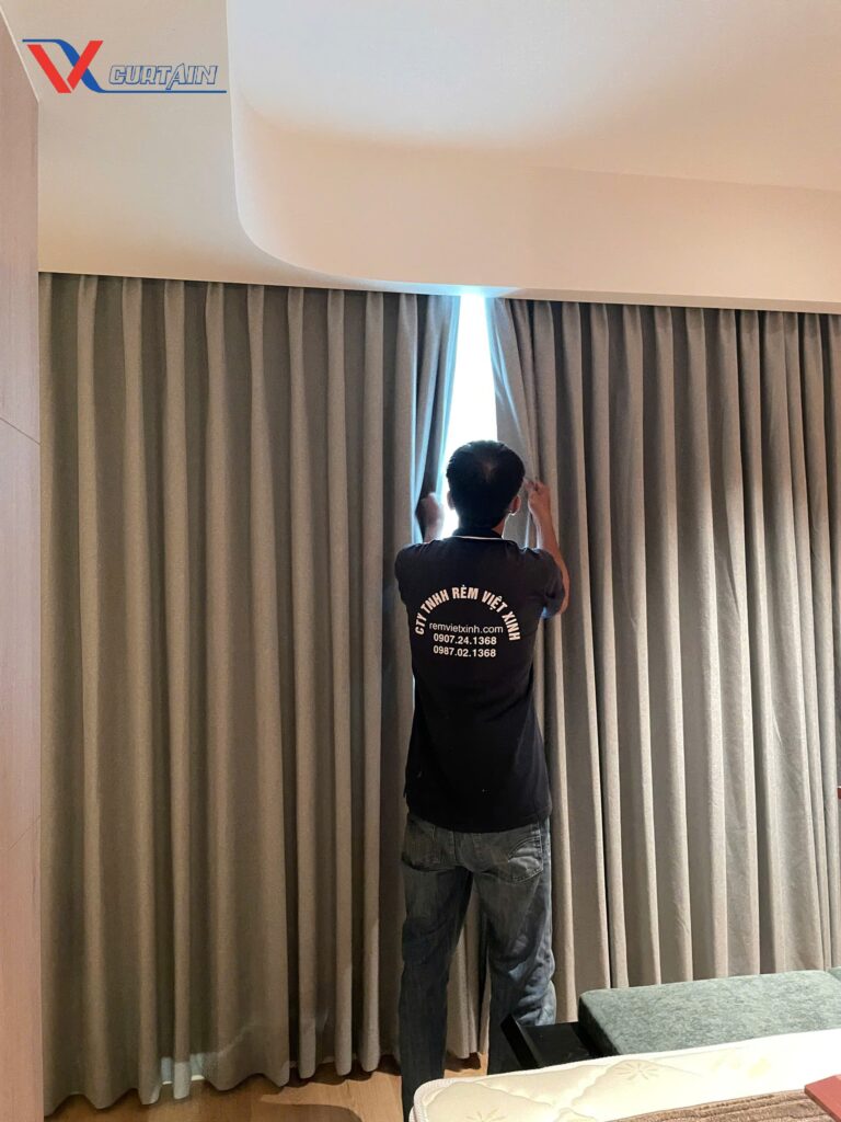 Rèm vải chống nắng toàn diện dành cho rèm khách sạn