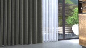 Rèm Vải Đơn Sắc